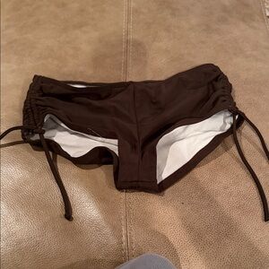 Xhilaration Women's Dark Brown Swim Shorts